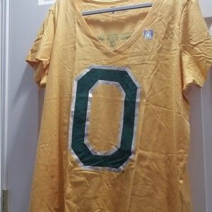 NWT Women's Limited Edition Oregon Ducks Vintage V Neck T Shirt Plus Size 2X